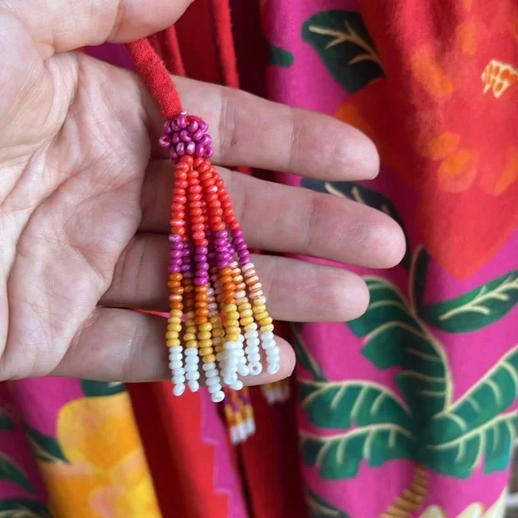 FARM farm rio patchwork embroidered dress Vibrant Floral Maxi Dress - Picture 10 of 14